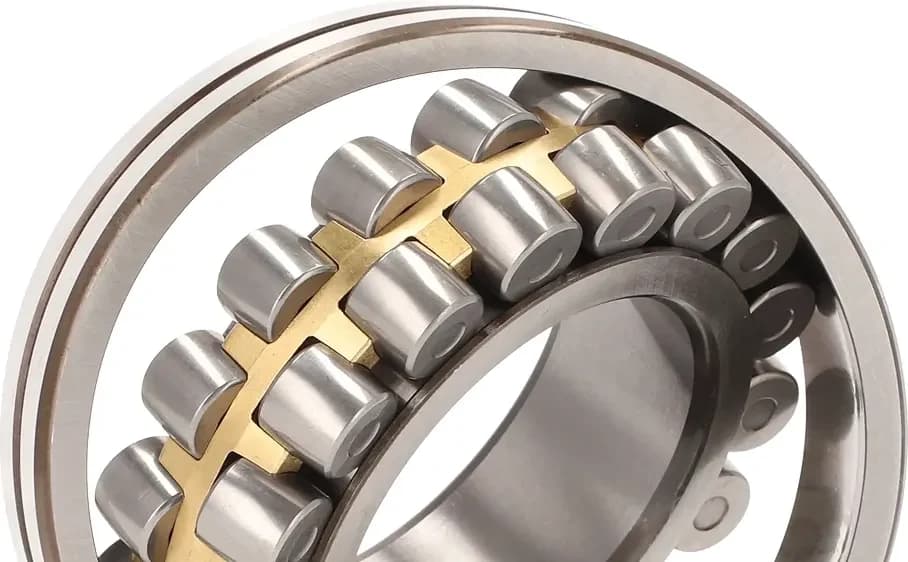 Próbka powiększonego detalu łożyska do kontroli jakości