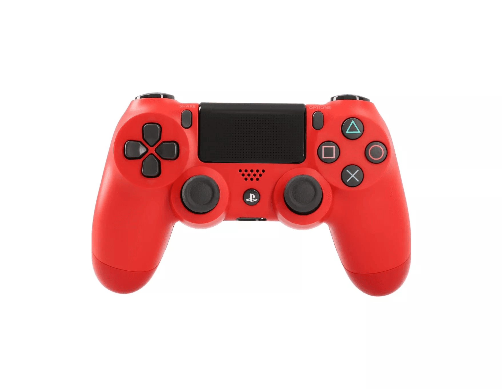 Czerwony kontroler PS4 DualShock