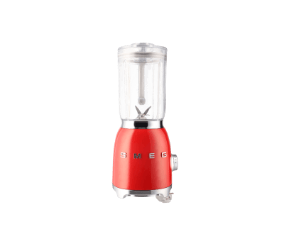 Czerwony blender w stylu retro