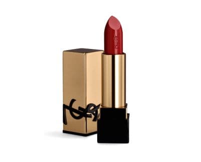 Szminka YSL Rouge Pur Couture w czerwieni ze złotym opakowaniem