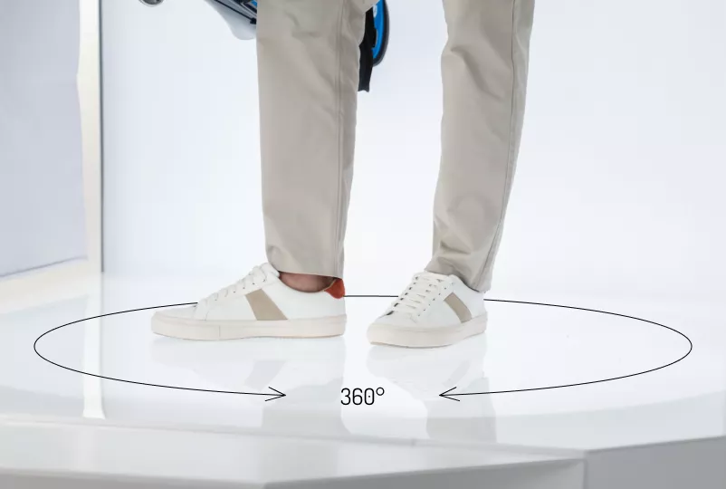 Zmotoryzowana platforma obrotowa w Alphastudio XXL