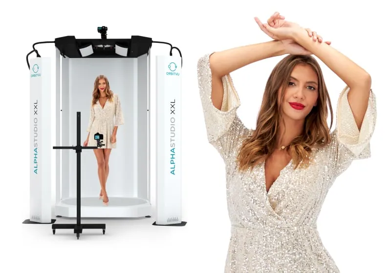 Modelka sfotografowana w Alphastudio XXL