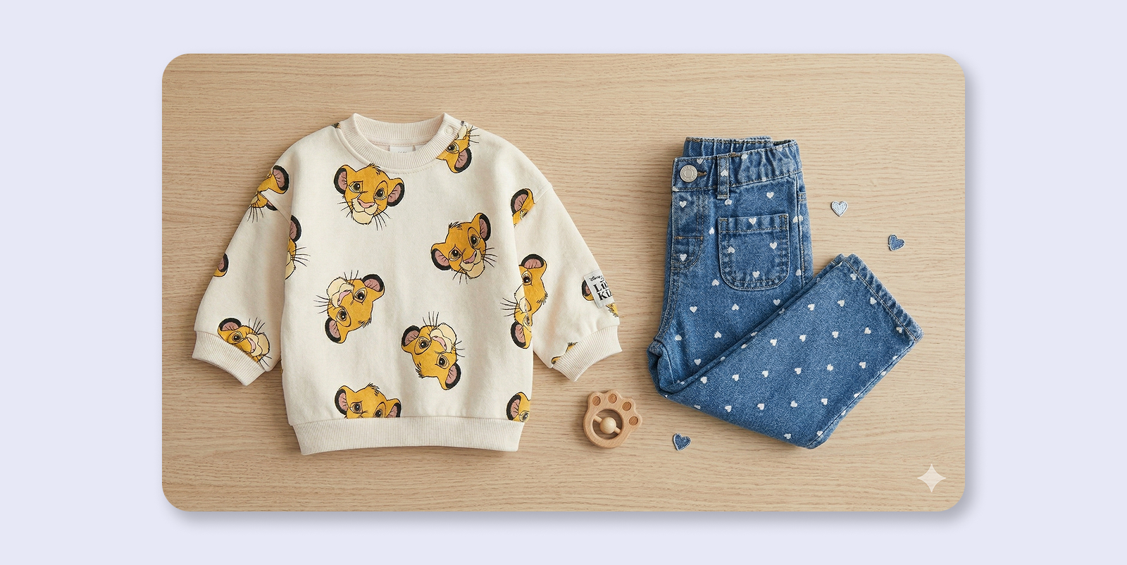 Przykład still life flat lay