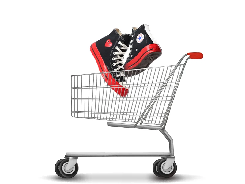 Shopping trolley and product