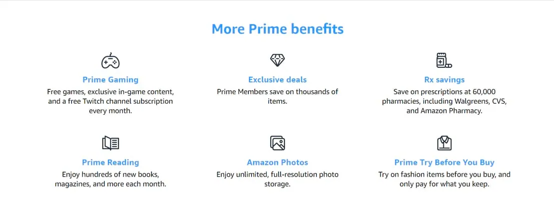 Korzyści Amazon Prime