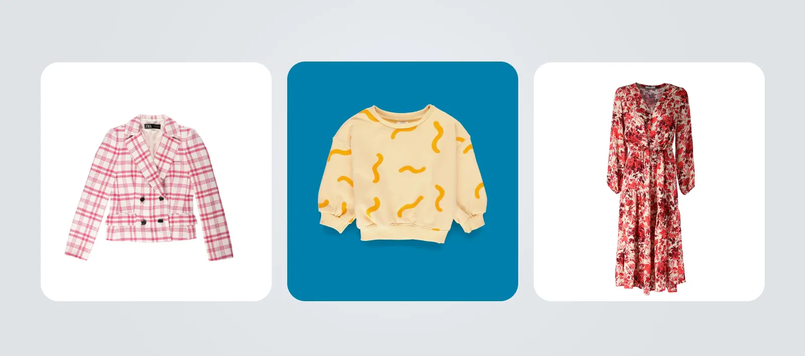 Przykład packshotu, flat lay i zdjęcia z efektem ghost mannequin