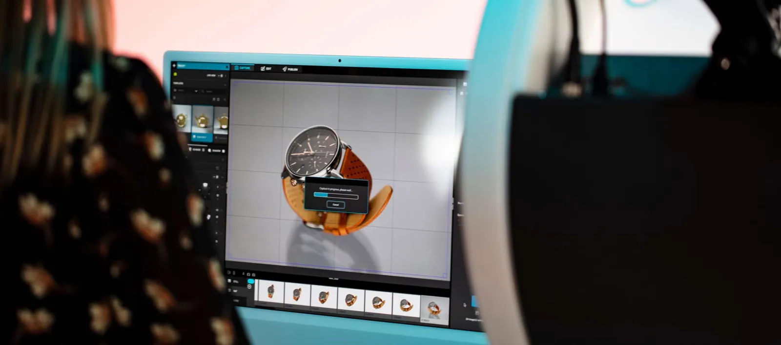 Proces fotografii produktowej 360