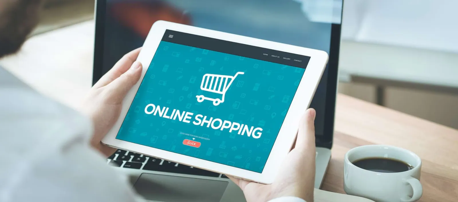Zakupy online na tablecie